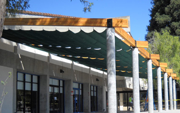 Slide on Wire Retractable Awning