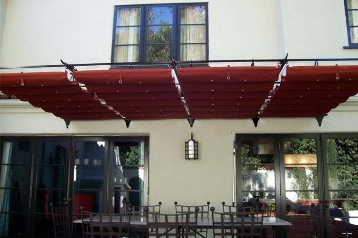 Slide on Wire Retractable Awnings