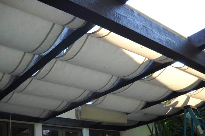 Slide on Wire Retractable Awnings